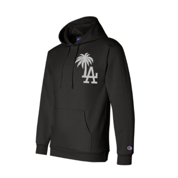 L.A. Beach Palm Tree Life Hoodie Sweater/ Champion